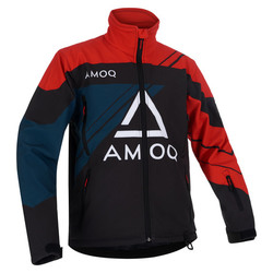 AMOQ snowcross takki musta | punainen